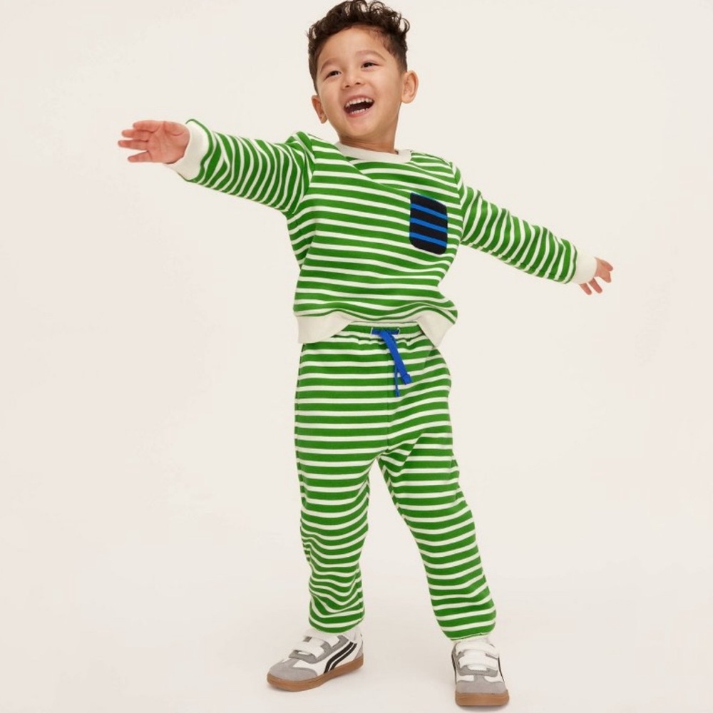Kate Spade x Target Toddler Stripe Pullover Sweatshirt and Jogger Pants Set 2T